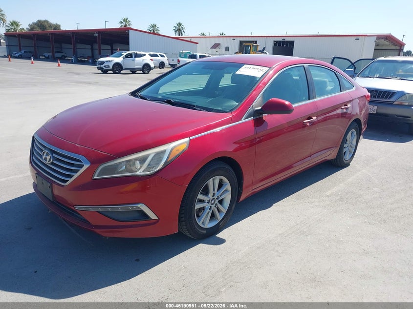 2015 Hyundai Sonata, Звичайний знос, IAAI, VIN 5NPE24AF6FH190425 — фото 2