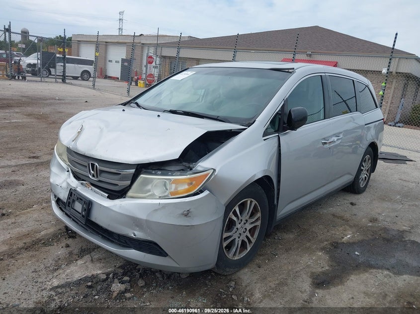 Vin: 5fnrl5h64cb058364, lot: 46690846, honda odyssey ex-l 20122