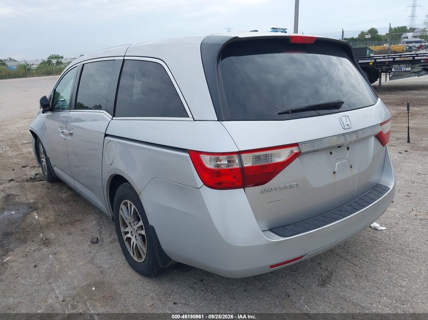 Vin: 5fnrl5h64cb058364, lot: 46690846, honda odyssey ex-l 20123