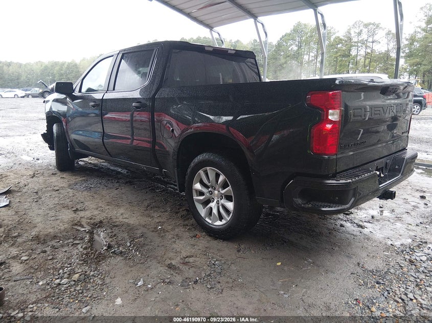 Vin: 3gcpdbek9ng560160, lot: 46690854, chevrolet silverado 1500 4wd  short bed custom 20223