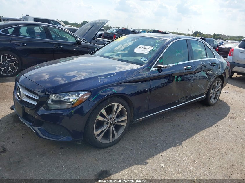 Vin: 55swf4jb4ju261763, lot: 46690855, mercedes-benz c 300 20182