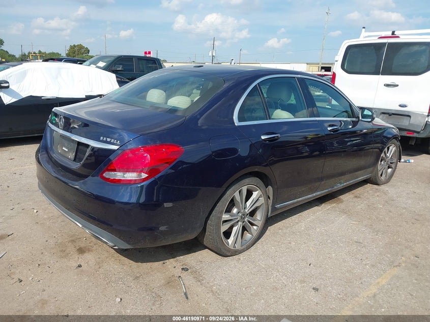 Vin: 55swf4jb4ju261763, lot: 46690855, mercedes-benz c 300 20184
