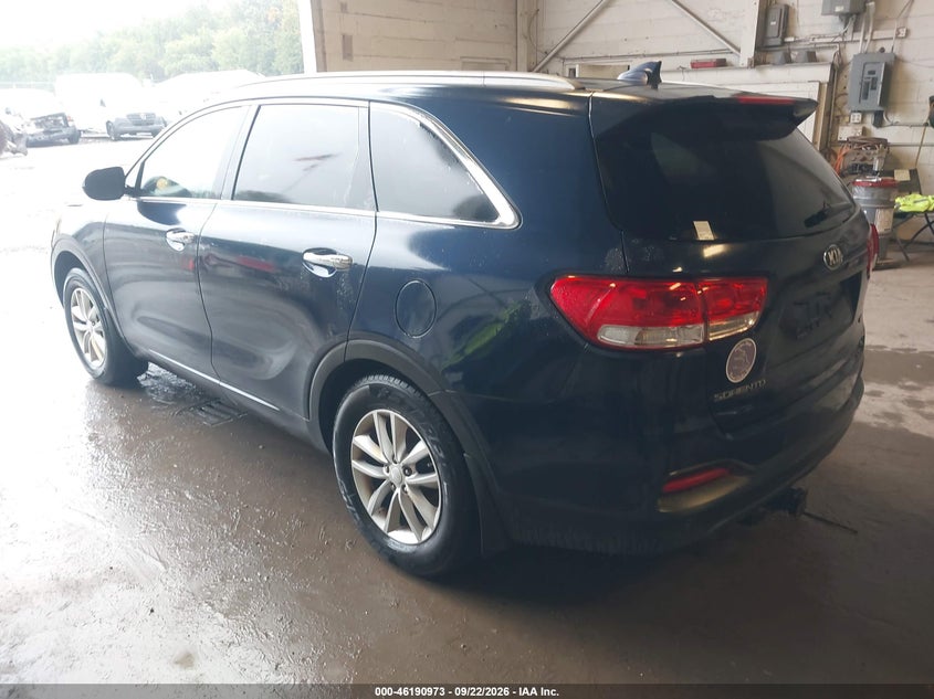 Vin: 5xypg4a31gg063770, lot: 46690857, kia sorento lx 20163