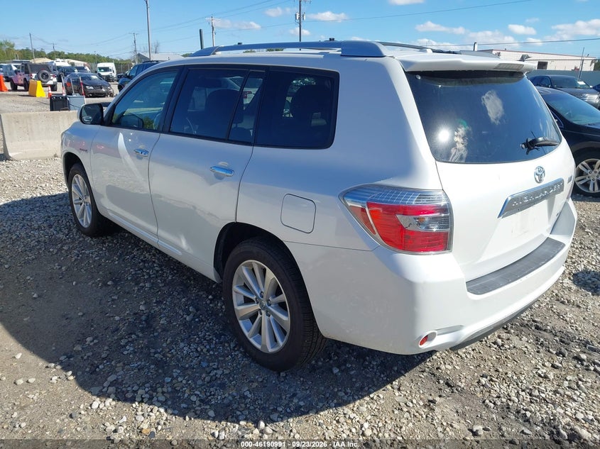 Vin: jtejw3eh6a2041785, lot: 46690875, toyota highlander hybrid limited v6 20103