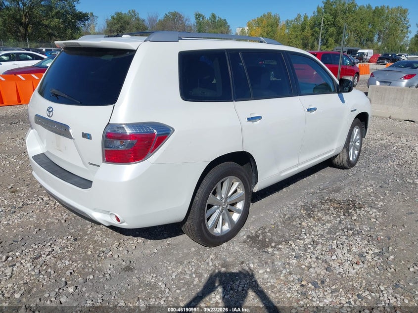 Vin: jtejw3eh6a2041785, lot: 46690875, toyota highlander hybrid limited v6 20104