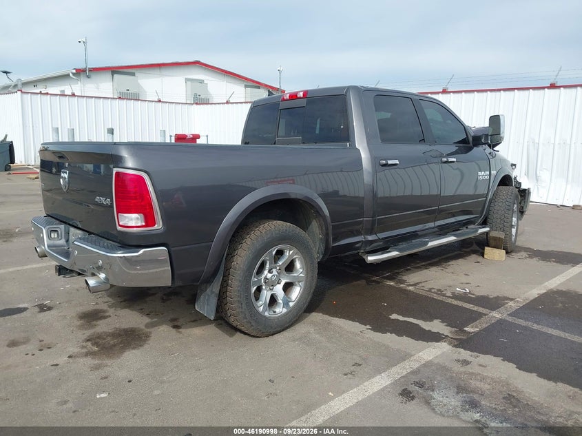 Vin: 1c6rr7vt7hs734411, lot: 46690882, ram 1500 laramie  4x4 6'4 box 20174
