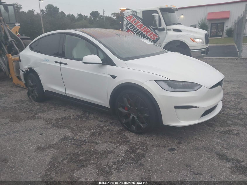 Vin: 7saxcbe68tf478223, lot: 46690897, tesla model x plaid/signature series 20261