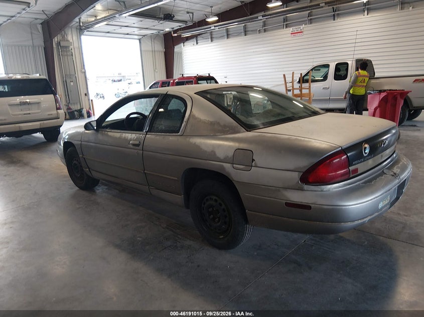 CHEVROLET MONTE CARLO 1996 VIN 2G1WW12M8T9114359