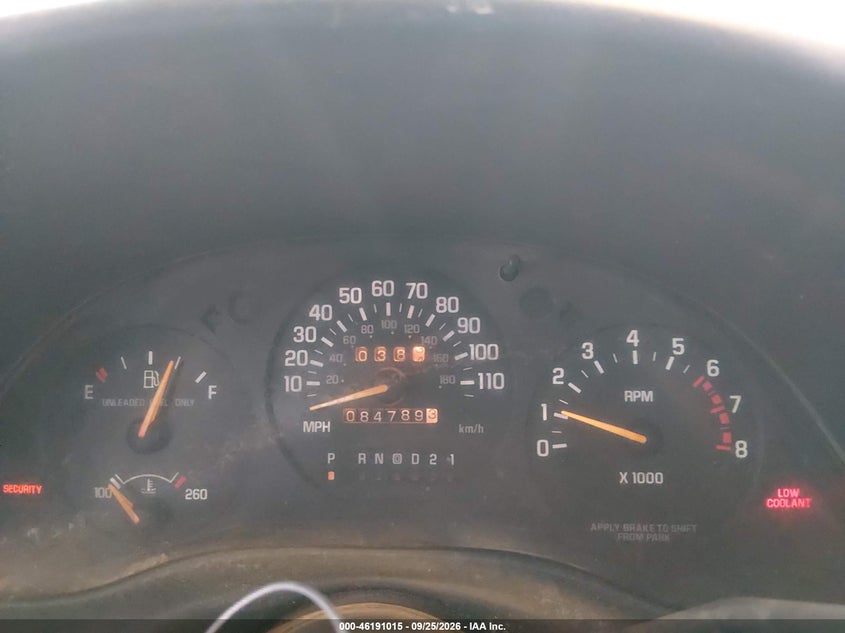 CHEVROLET MONTE CARLO 1996 VIN 2G1WW12M8T9114359