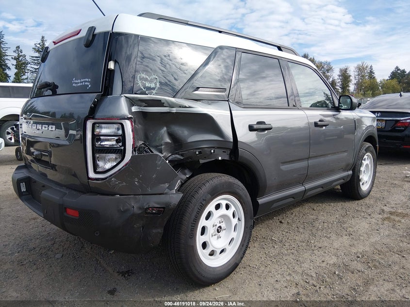 Vin: 3fmcr9gn6sre89480, lot: 46690902, ford bronco sport heritage 20254