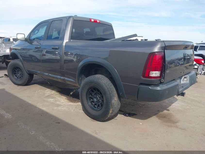 Vin: 1c6rr7gg9ms505917, lot: 46690906, ram 1500 classic warlock  4x4 6'4 box 20213