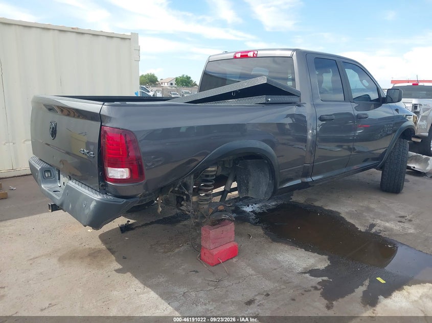 Vin: 1c6rr7gg9ms505917, lot: 46690906, ram 1500 classic warlock  4x4 6'4 box 20214