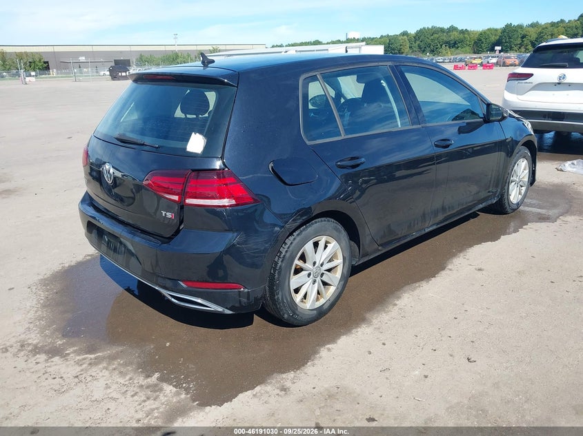Vin: 3vwg17au8jm253567, lot: 46690914, volkswagen golf tsi s/tsi se 20184