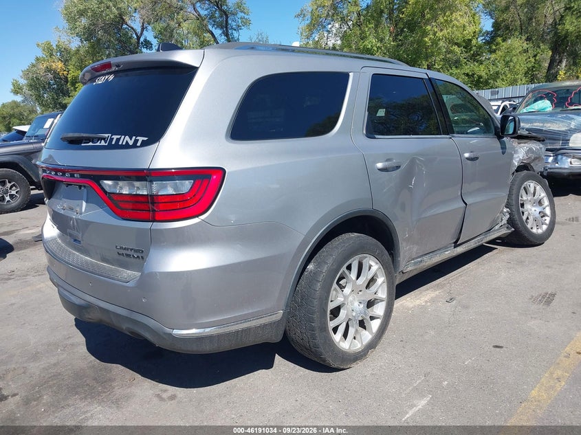 Vin: 1c4sdjdt3ec383266, lot: 46690918, dodge durango limited 20144
