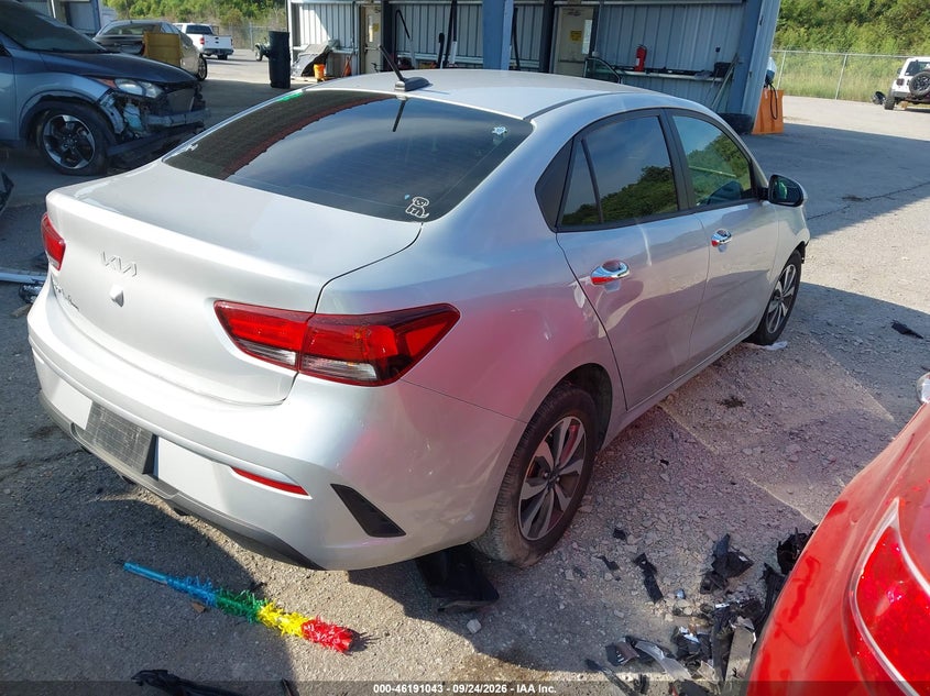 Vin: 3kpa24ad0pe590080, lot: 46690927, kia rio s 20234