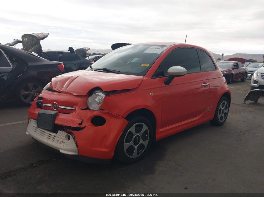Vin: 3c3cffge5gt113718, lot: 46690929, fiat 500e battery electric 20162