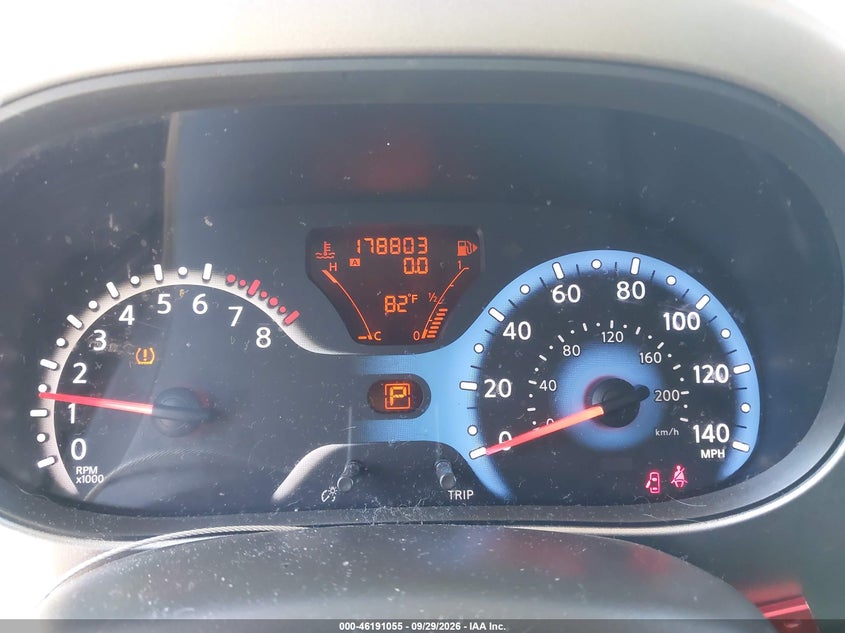 NISSAN CUBE 2009 VIN JN8AZ28R79T122315