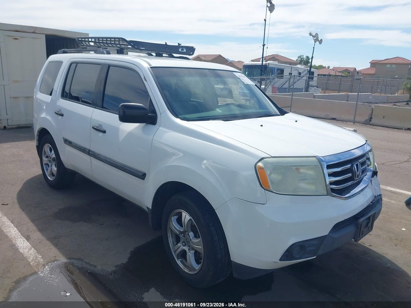 Vin: 5fnyf3h2xdb036276, lot: 46690944, honda pilot lx 2013 img_1