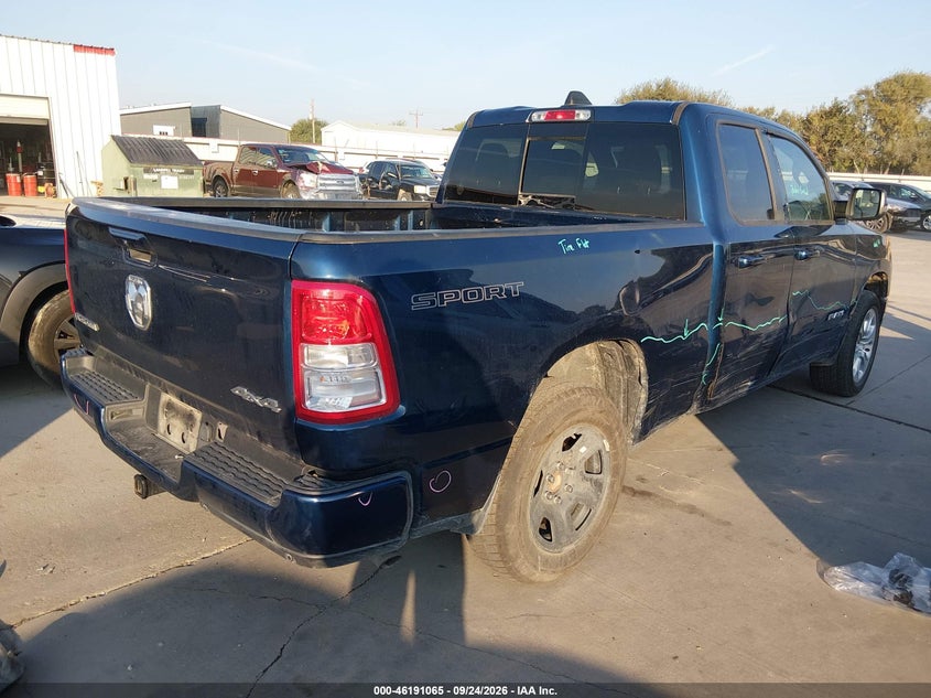 Vin: 1c6rrfbg3pn528601, lot: 46690948, ram 1500 big horn  4x4 6'4 box 20234