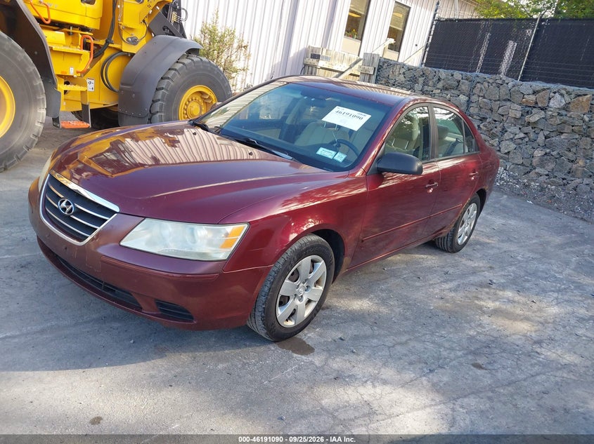 2009 Hyundai Sonata, Звичайний знос, IAAI, VIN 5NPET46CX9H510345 — фото 2