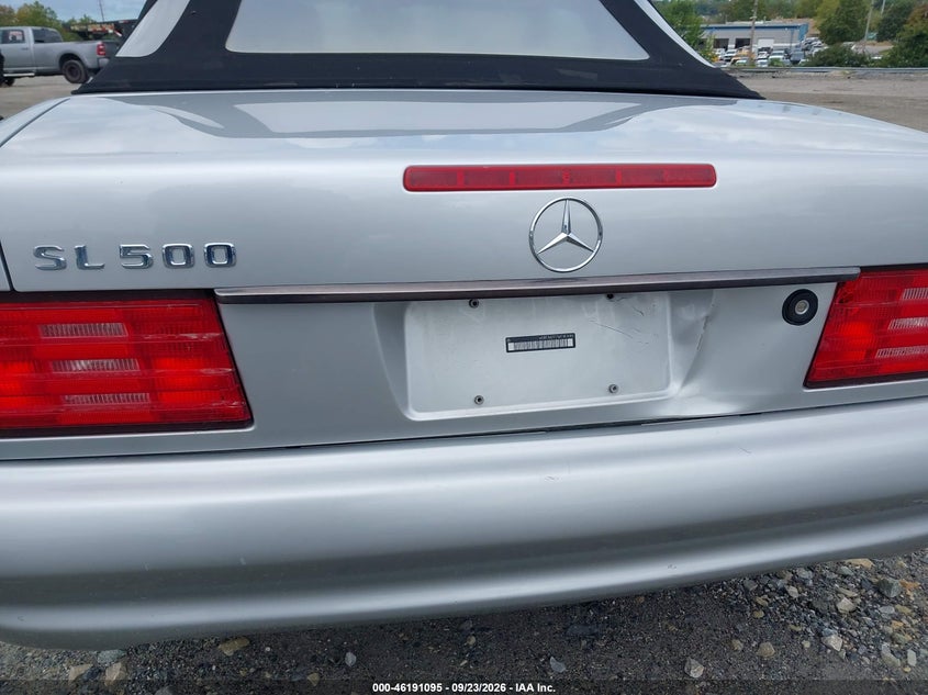MERCEDES-BENZ SL 500 1998 VIN WDBFA67F7WF163480