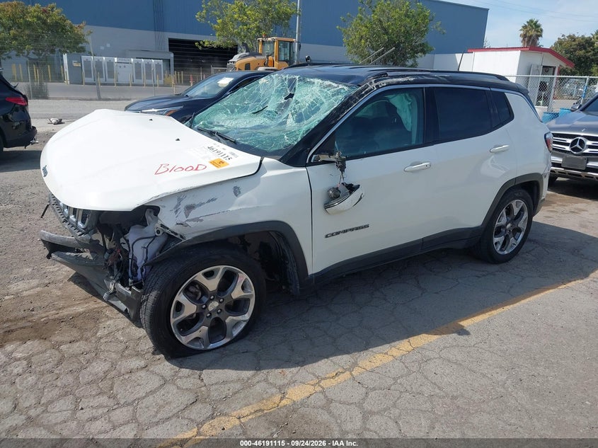 Vin: 3c4njccb6lt108230, lot: 46691000, jeep compass limited fwd 20202