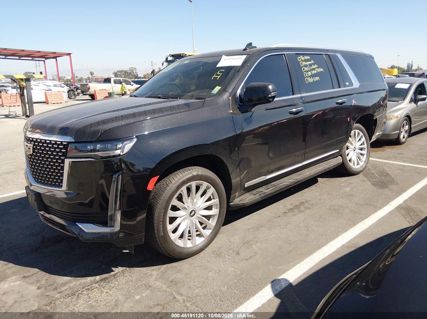 Vin: 1gys4jkt8rr198663, lot: 46691004, cadillac escalade esv 4wd luxury 20242