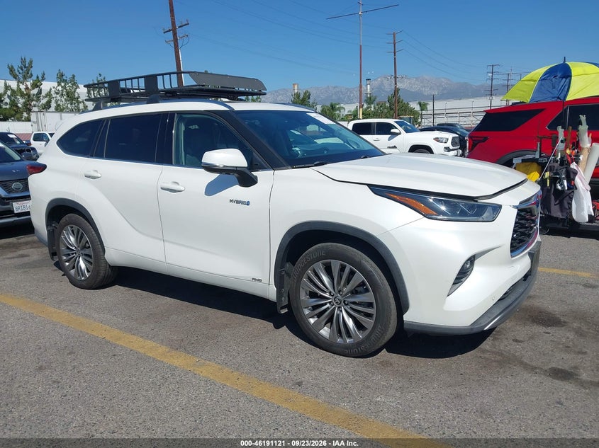 Vin: 5tdebrch9ms021728, lot: 46691005, toyota highlander hybrid platinum 2021 img_1