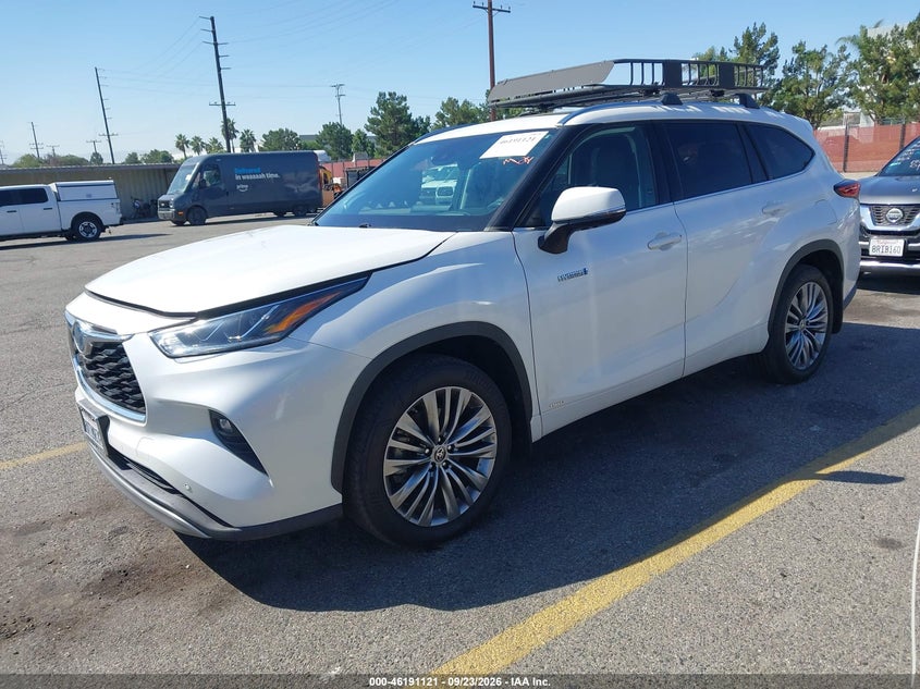 Vin: 5tdebrch9ms021728, lot: 46691005, toyota highlander hybrid platinum 20212