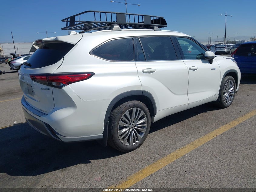 Vin: 5tdebrch9ms021728, lot: 46691005, toyota highlander hybrid platinum 20214