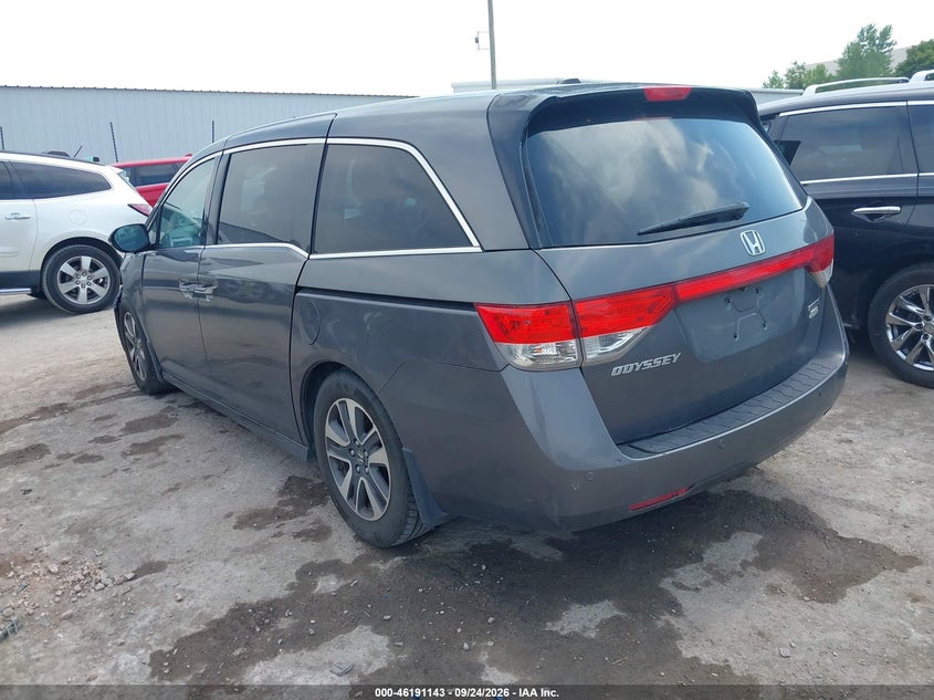 Vin: 5fnrl5h94gb043931, lot: 46691027, honda odyssey touring/touring elite 20163