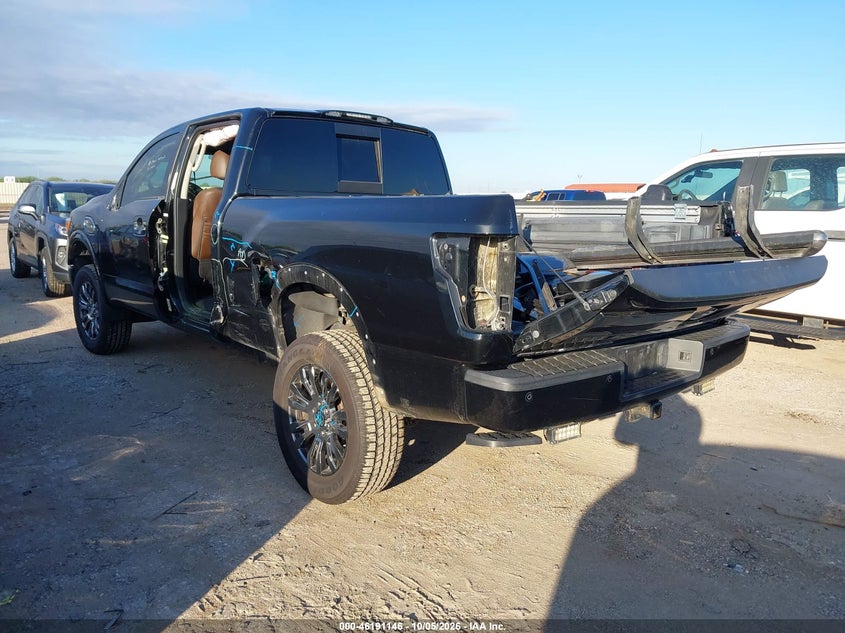 Vin: 1n6ba1f47hn561295, lot: 46691030, nissan titan xd platinum reserve diesel 20173