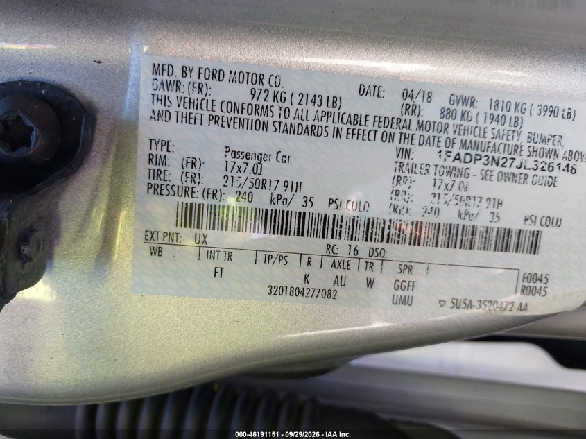 2018 FORD FOCUS TITANIUM · Photo 9