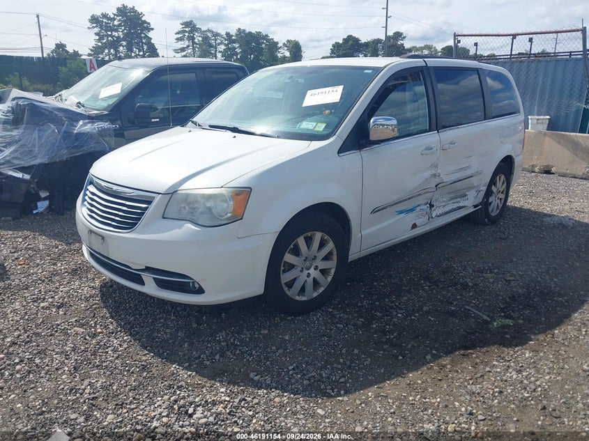 Vin: 2c4rc1cg9cr124744, lot: 46691037, chrysler town & country touring-l 20122