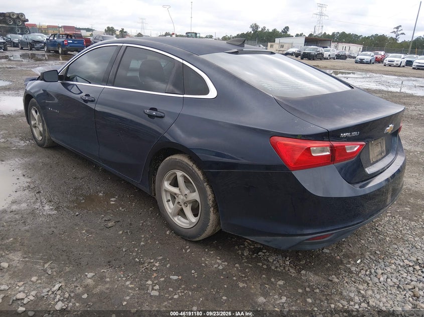 Vin: 1g1zb5st4hf193194, lot: 46691064, chevrolet malibu ls 20173