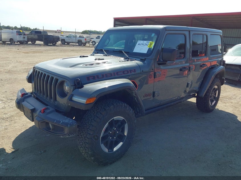 Vin: 1c4hjxfn5nw184366, lot: 46691086, jeep wrangler unlimited rubicon 4x4 20222