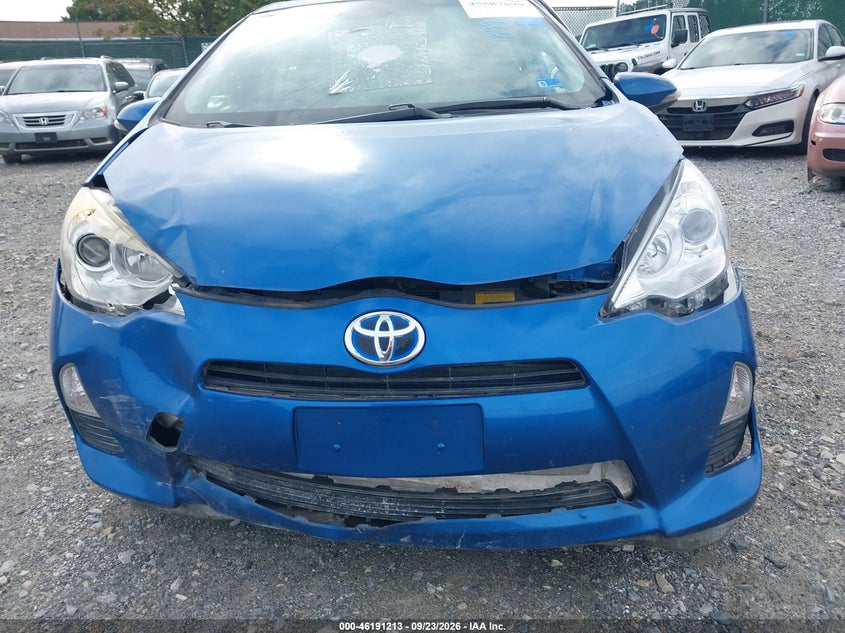 TOYOTA PRIUS C 2012 VIN JTDKDTB35C1514480