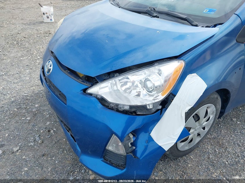 TOYOTA PRIUS C 2012 VIN JTDKDTB35C1514480