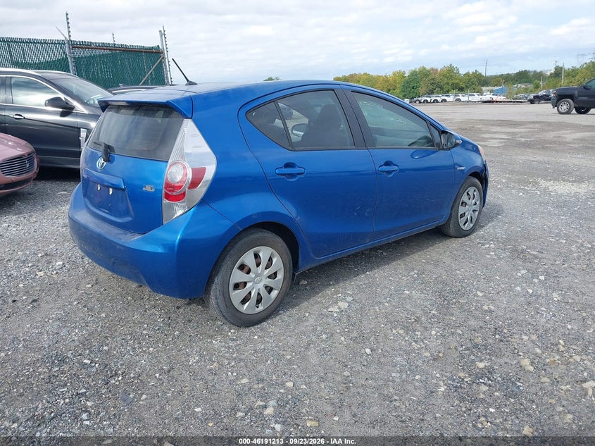 TOYOTA PRIUS C 2012 VIN JTDKDTB35C1514480