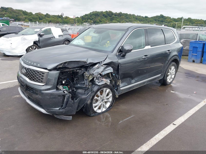 Vin: 5xyp2dhc0mg159972, lot: 46691117, kia telluride lx 20212