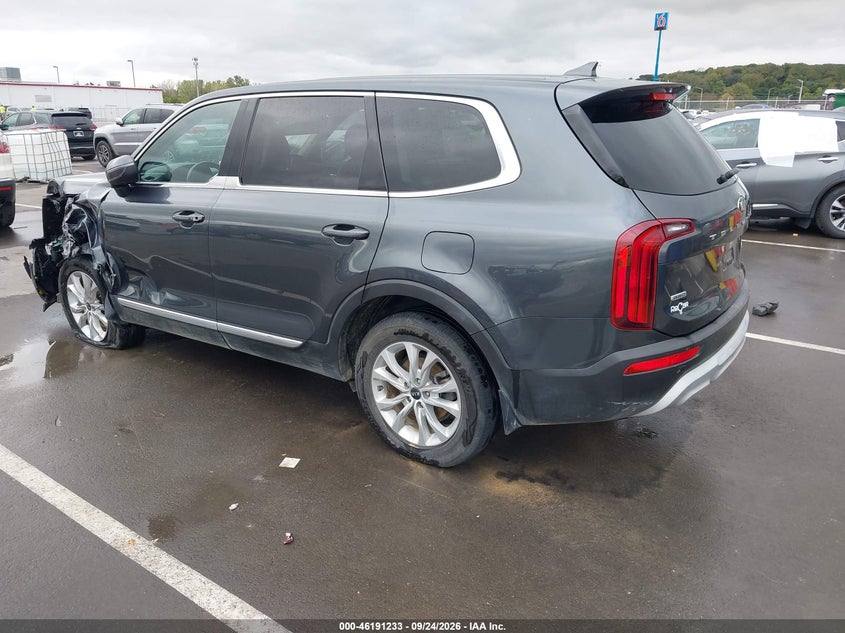 Vin: 5xyp2dhc0mg159972, lot: 46691117, kia telluride lx 20213