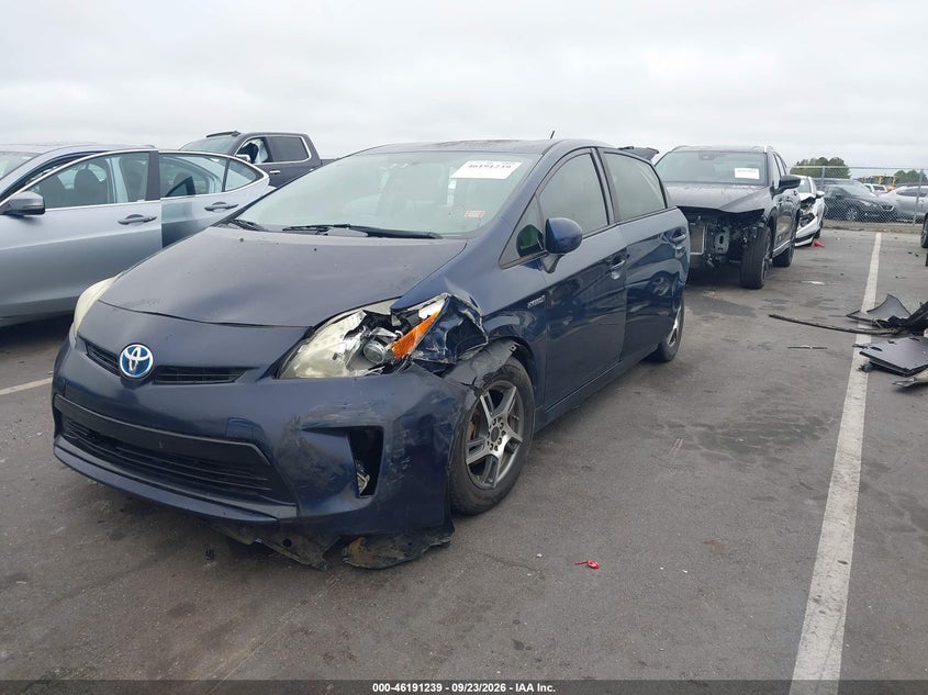 Vin: jtdkn3du3c1587950, lot: 46691123, toyota prius three 20122