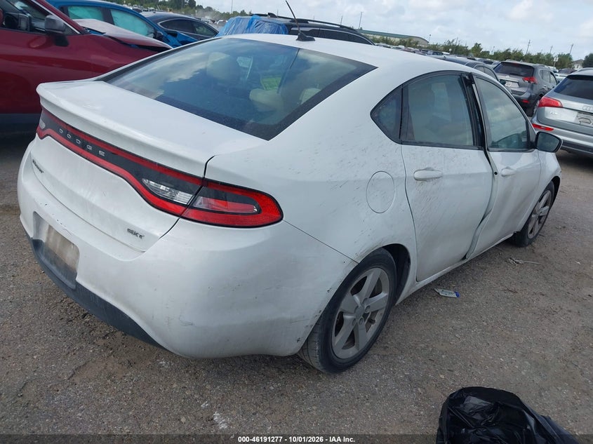 Vin: 1c3cdfbb7gd739831, lot: 46691161, dodge dart sxt 20164