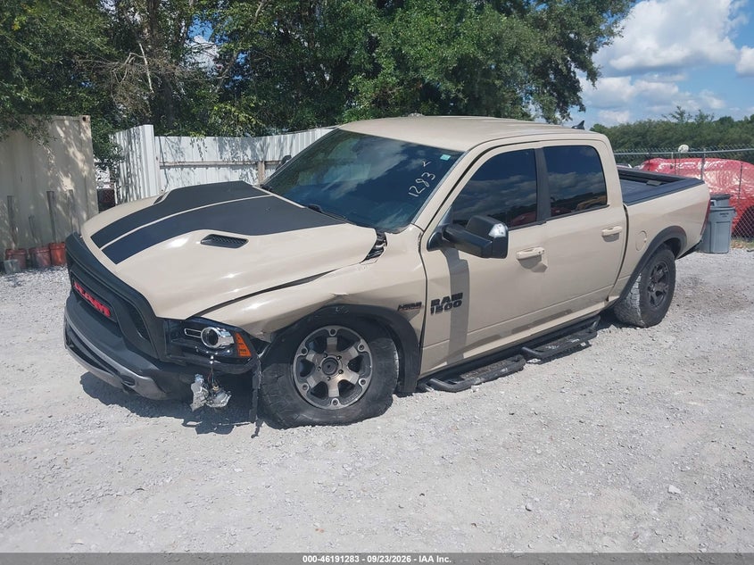 Vin: 1c6rr6yt5hs609803, lot: 46691167, ram 1500 rebel  4x2 5'7 box 20172