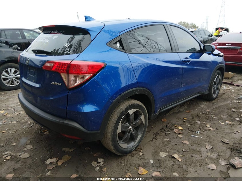 Vin: 3czru6h55jg720447, lot: 46691193, honda hr-v ex 20184