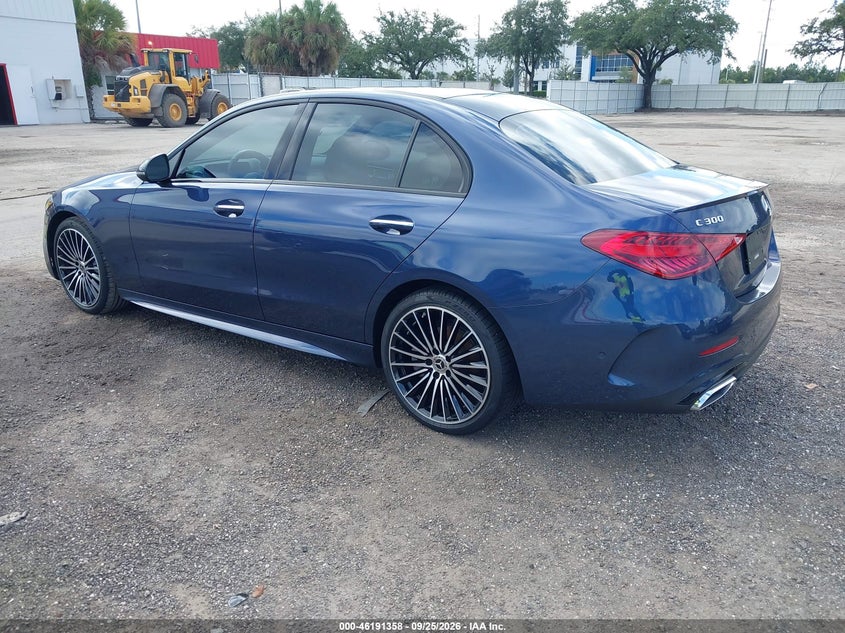 Vin: w1kaf4gb9rr210998, lot: 46691242, mercedes-benz c 300 20243