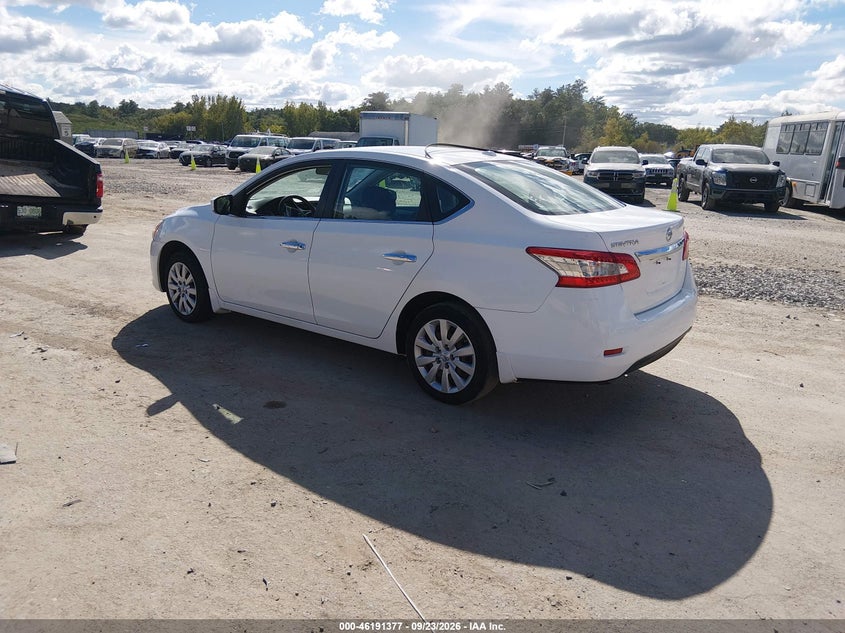 Vin: 3n1ab7ap7fy300025, lot: 46691261, nissan sentra sv 20153
