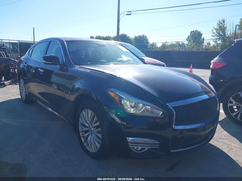 2016 Infiniti Q70L 3.7X, Wear, IAAI, VIN JN1BY1PR6GM720856