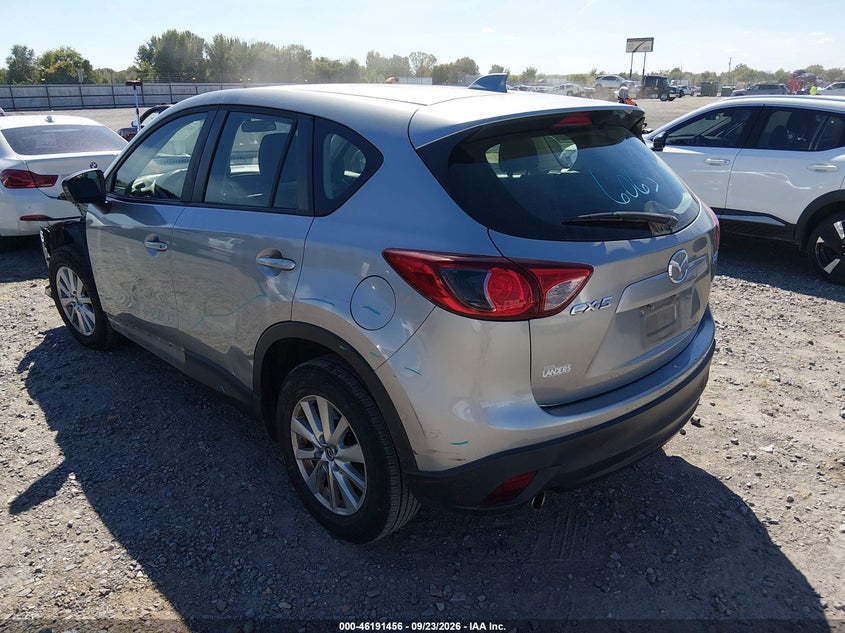 Vin: jm3ke2be6f0445938, lot: 46691340, mazda cx-5 sport 20153