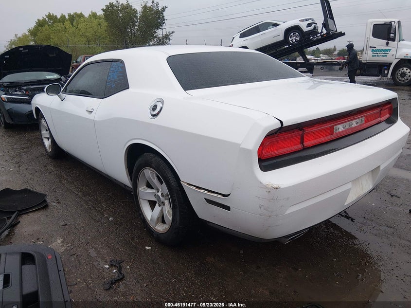 Vin: 2c3cdyag4dh692426, lot: 46691361, dodge challenger sxt 20133